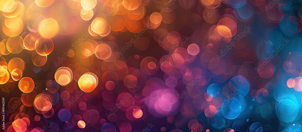Fototapete Abstract photograph background with chaotic lights in a mesmerizing blur, creating an artistic copy space image.