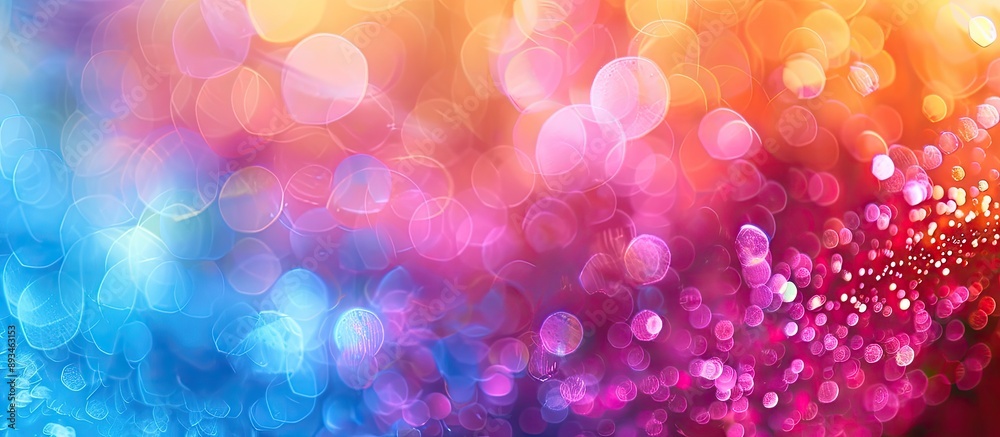 Leinwandbilder abstract background with vibrant colors blended together creating a soft-focus effect, ideal for a c