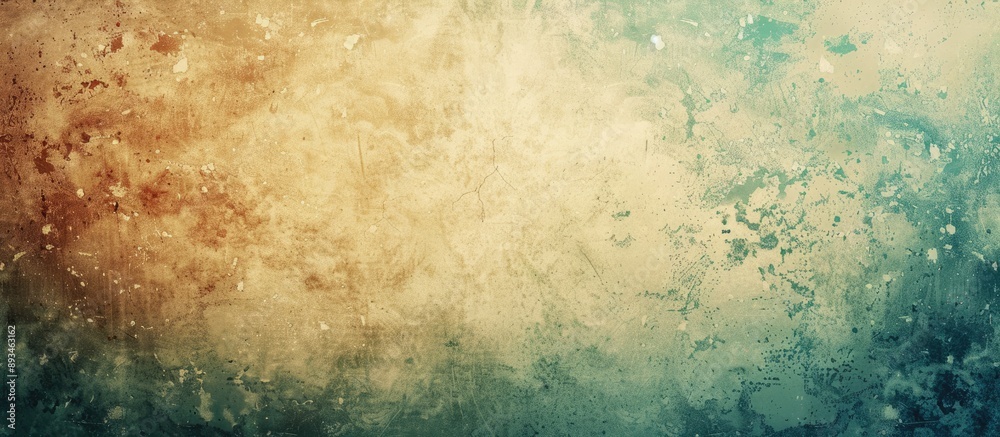 Poster Vintage, grungy texture pattern with an old abstract background, gradient design, vignette, and ample copy space image integration.