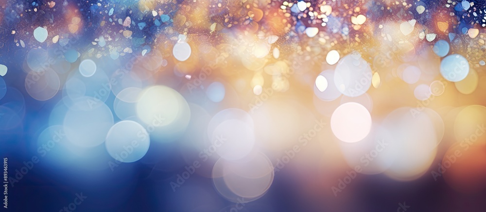 Leinwandbilder bokeh background with abstract texture, offering copy space image.