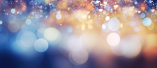 Obraz premium Bokeh background with abstract texture, offering copy space image.