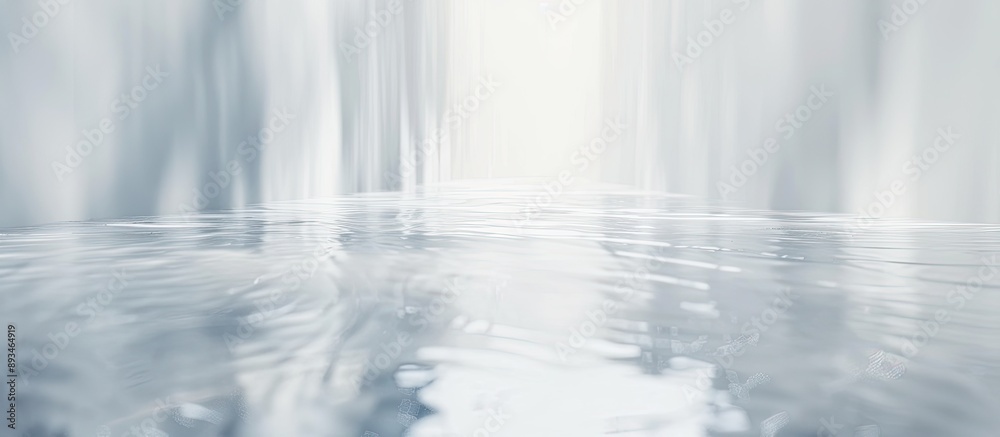 Aufkleber Blurry white abstract background with copy space image.