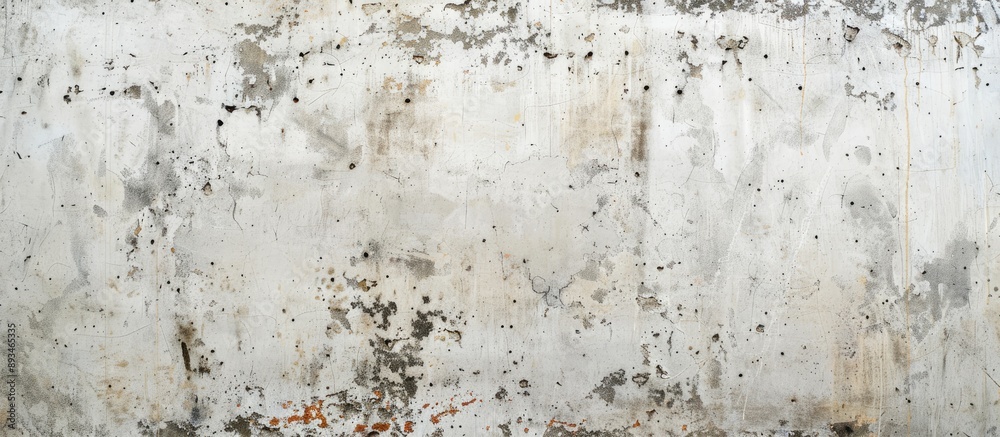 Poster background with a textured dirty white concrete wall for copy space image.