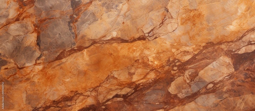 Poster Close-up brown and orange stone texture background with copy space image for design.