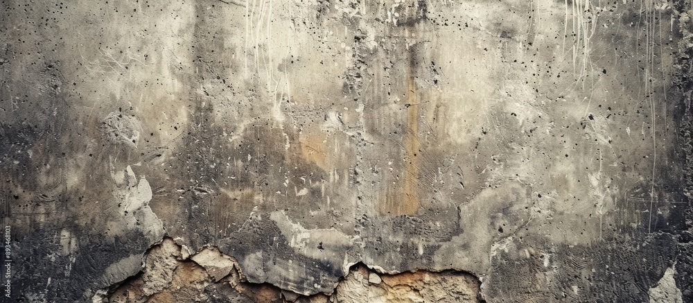 Poster Texture of a cement wall with a grungy background setting, suitable for use as a copy space image.