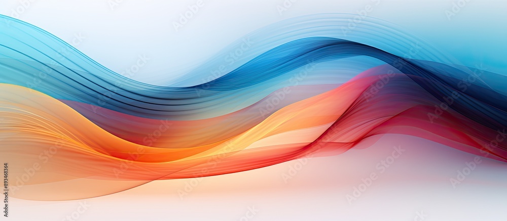 Poster abstract background design with horizontal motion blur effect suitable for copy space image.