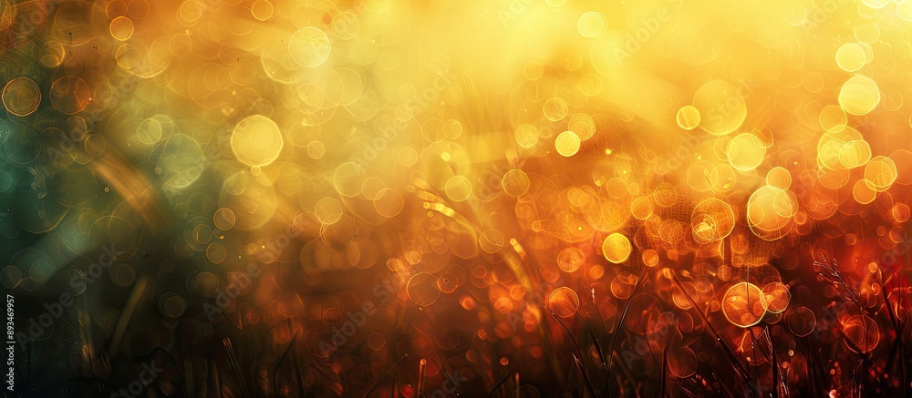 Fototapete Texture abstractly blending with a bokeh background creating an artistic depiction with copy space image.