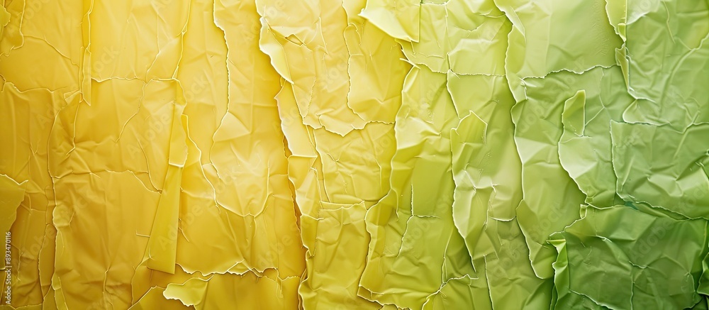 Poster a background of soft yellow and green hues adorned with patches of glue, suitable for adding text or