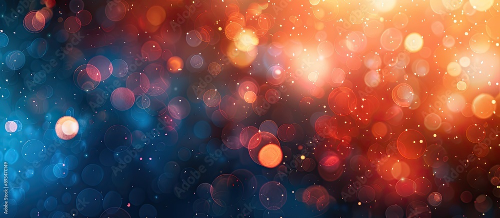 Leinwandbilder A bokeh background adds a touch of abstract texture to an image complementing it with soft light effects, creating a visually appealing copy space image.