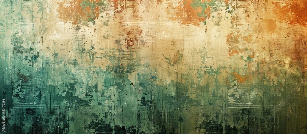 Poster Vintage, grungy texture pattern with an old abstract background, gradient design, vignette, and ample copy space image integration.