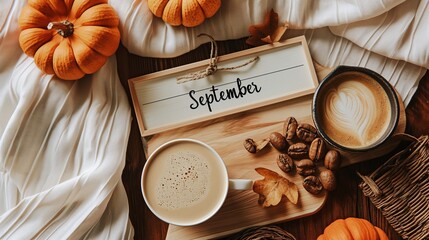 Cozy Autumn Vibes with September Coffee Setup