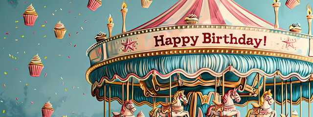 Carousel Birthday Celebration