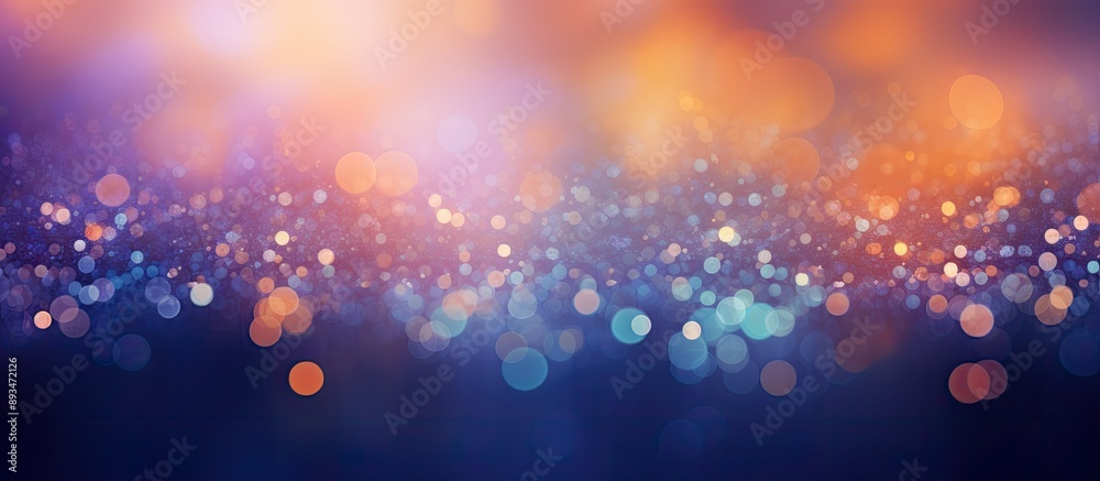 Leinwandbilder Light bokeh background with an abstract texture, perfect for a copy space image.