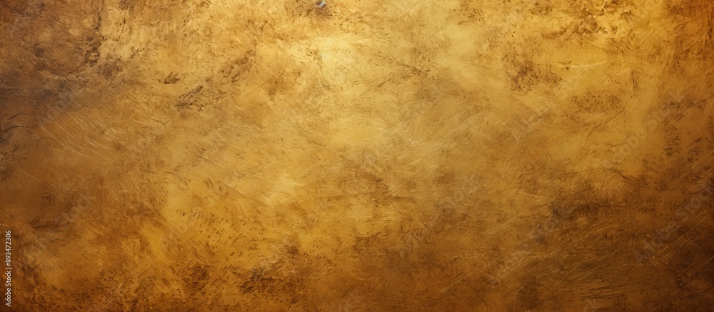 Poster metallic gold background with visible scratches, providing ample copy space image.