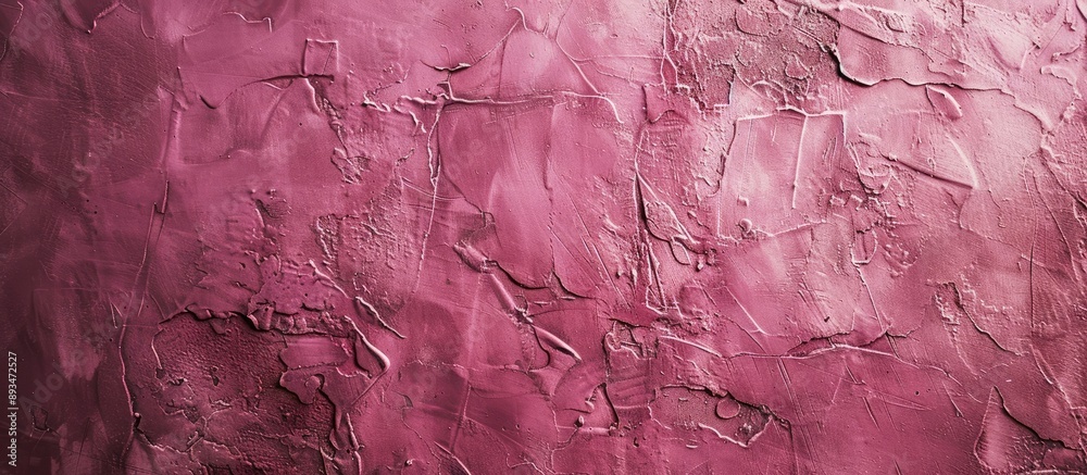 Poster the wall plaster's texture appears in a dark pink hue, providing a backdrop for a copy space image.