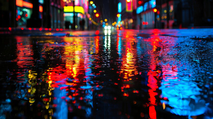 Obraz premium background with tokyo lights