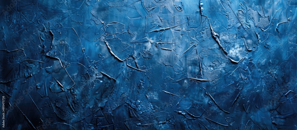 Poster Texture of a blue background with copy space image