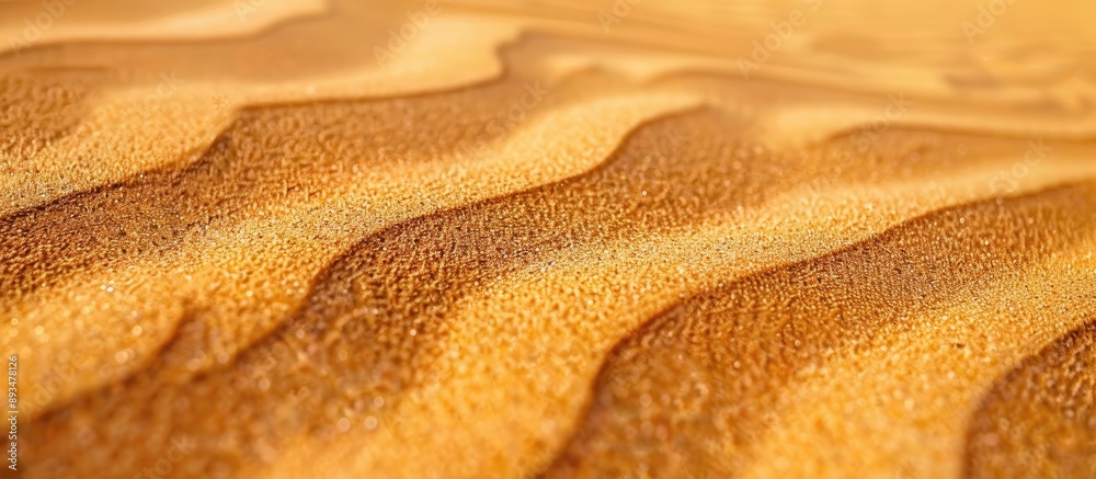 Aufkleber Desert sand s shape and texture are visible in the copy space image