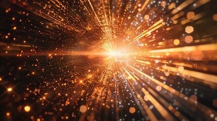 Fototapeta premium Dynamic Abstract Light Burst Background