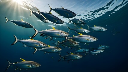 Obraz premium fish in aquarium