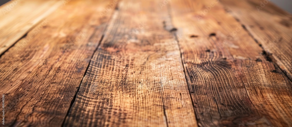 Leinwandbilder close up view of a wooden board surface with space for adding an image. copy space available