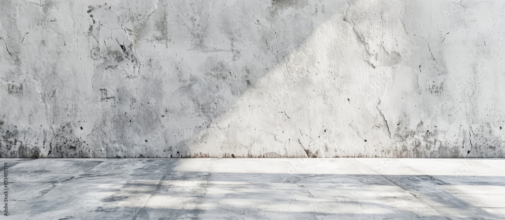 Aufkleber gray concrete background with a white cement wall texture perfect for interior design projects with 