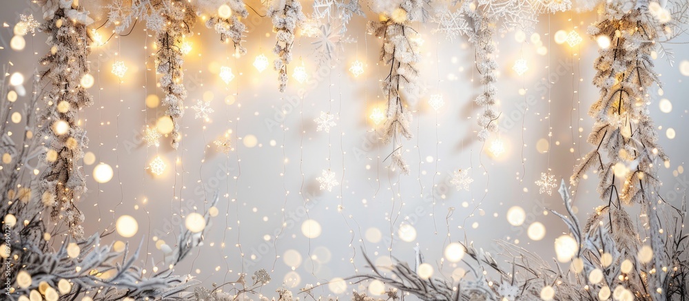 Poster festive backdrop featuring a copy space image