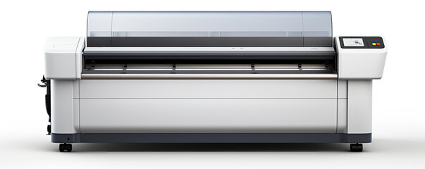 Large format printer on white background