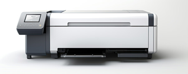 Large format printer on white background