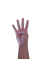 PNG, male hand, isolated on transparent background