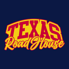 vector texas roadhouse logo for tshirt design