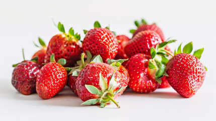 fresh sweet strawberries for drinks
