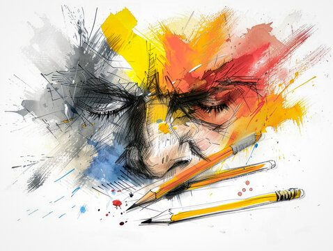 Drowing by pencil