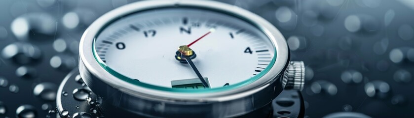 Fototapeta premium A watch with the hands on the numbers 3 and 9