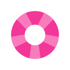 浮き輪のイラスト