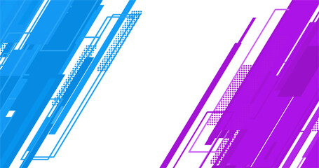 Obraz premium abstract background with blue and purple lines