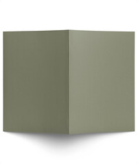 Angled View of Blank Sage Folded Card 5x7in
