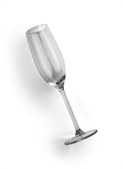 Black Champagne Glass