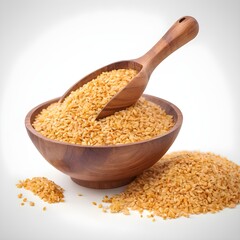 isolated Bulgur bowl
