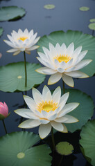 Lotus in river