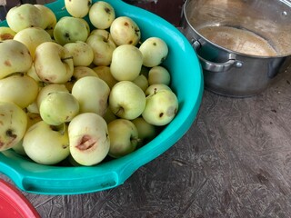 Production of fresh apple juice