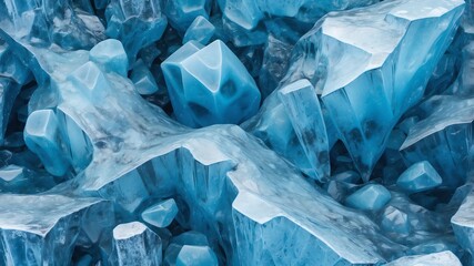 Obraz premium blue ice texture abstract background design