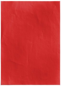 Blank Red Poster