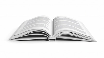 Obraz premium Open white pages ready to use