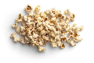 Classic Movie Buttered Popcorn Snack Close Up Pile