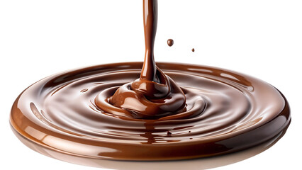 melted chocolate dripping