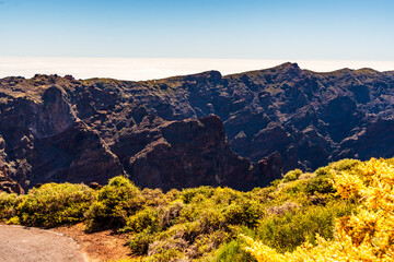 Paisaje en la Palma, Canarias.