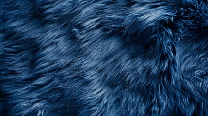 Background and texture of natural blue fur animal