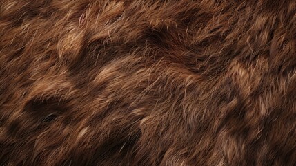 Naklejka premium Background and texture of natural brown fur animal