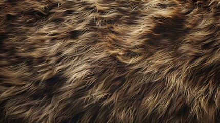 Naklejka premium Background and texture of natural brown fur animal